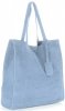 Kožené kabelka shopper bag Vittoria Gotti svetlo modrá V205454
